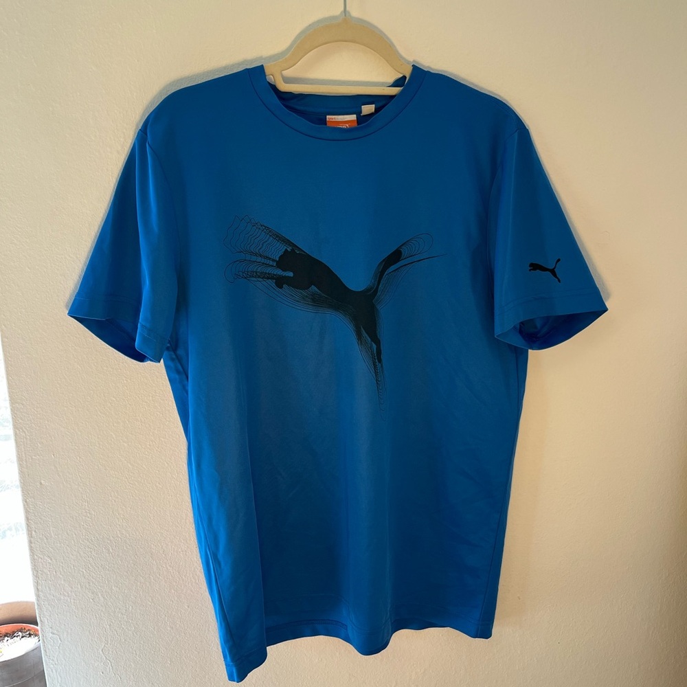 Puma Men's Blue T-Shirt